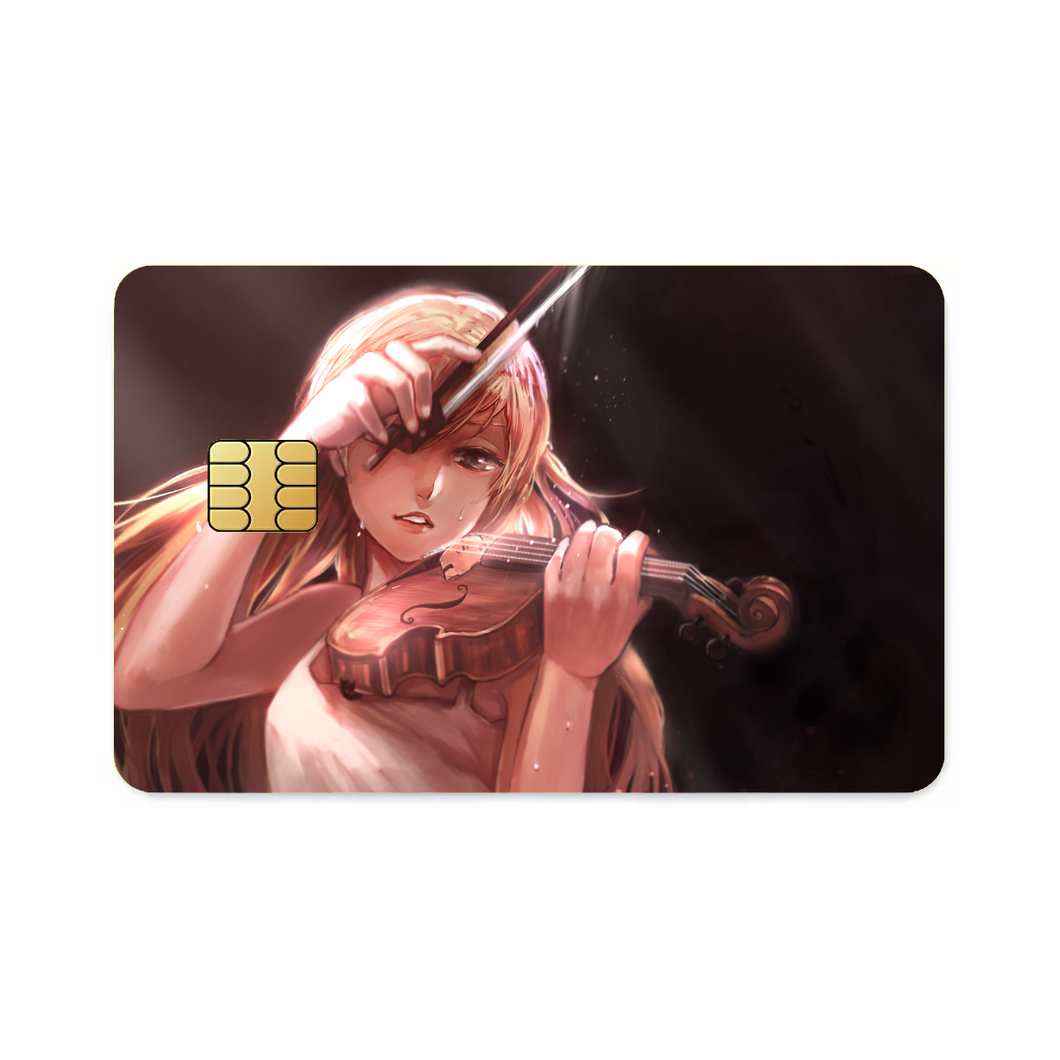 Anime Your Lie in April Credit Card Skins (4-in-1 Pack)