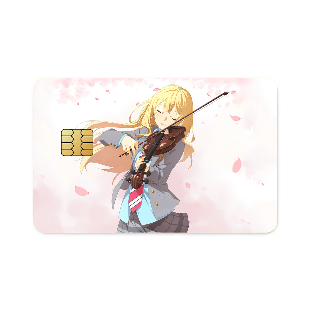 Anime Your Lie in April  Credit Card Skins (4-in-1 Pack)