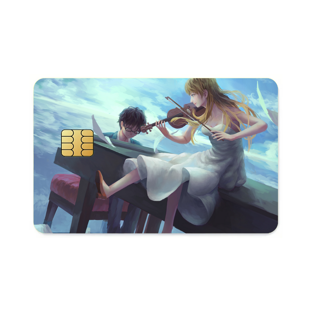 Anime Your Lie in April  Credit Card Skins (4-in-1 Pack)