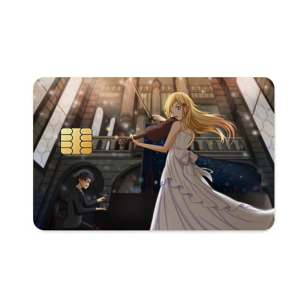 Anime Your Lie in April  Credit Card Skins (4-in-1 Pack)
