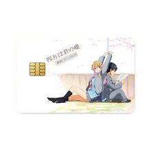 Load image into Gallery viewer, Anime Your Lie in April  Credit Card Skins (4-in-1 Pack)
