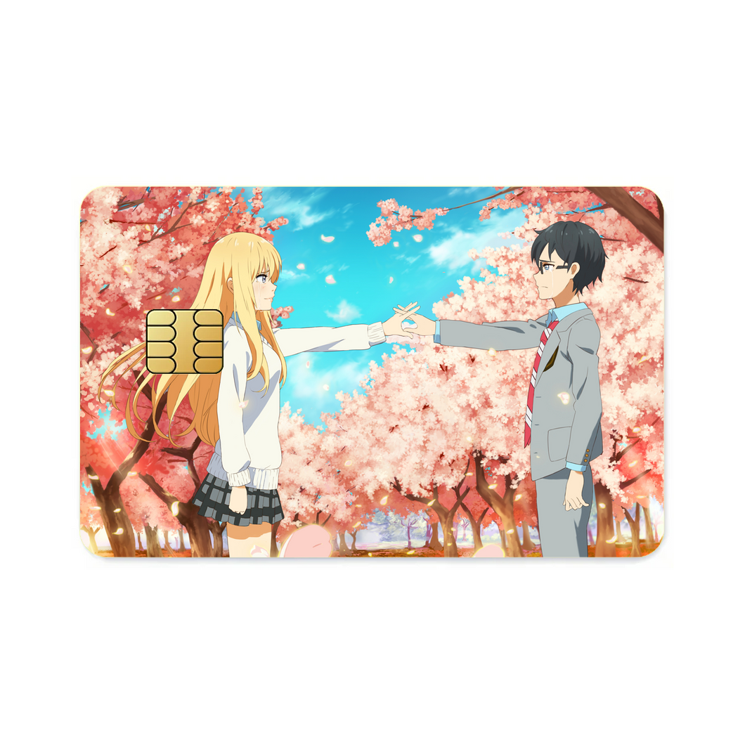 Anime Your Lie in April  Credit Card Skins (4-in-1 Pack)