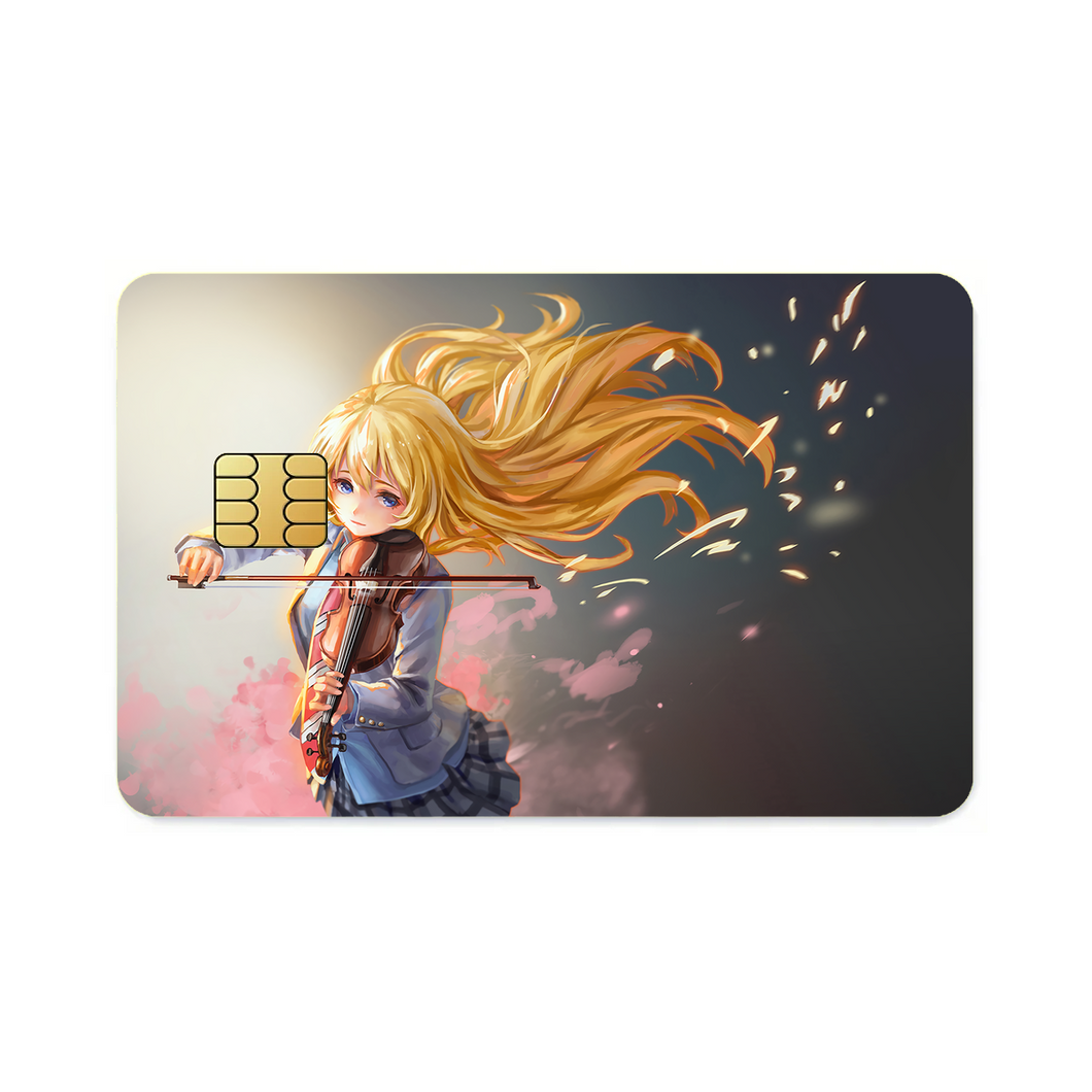 Anime Your Lie in April  Credit Card Skins (4-in-1 Pack)