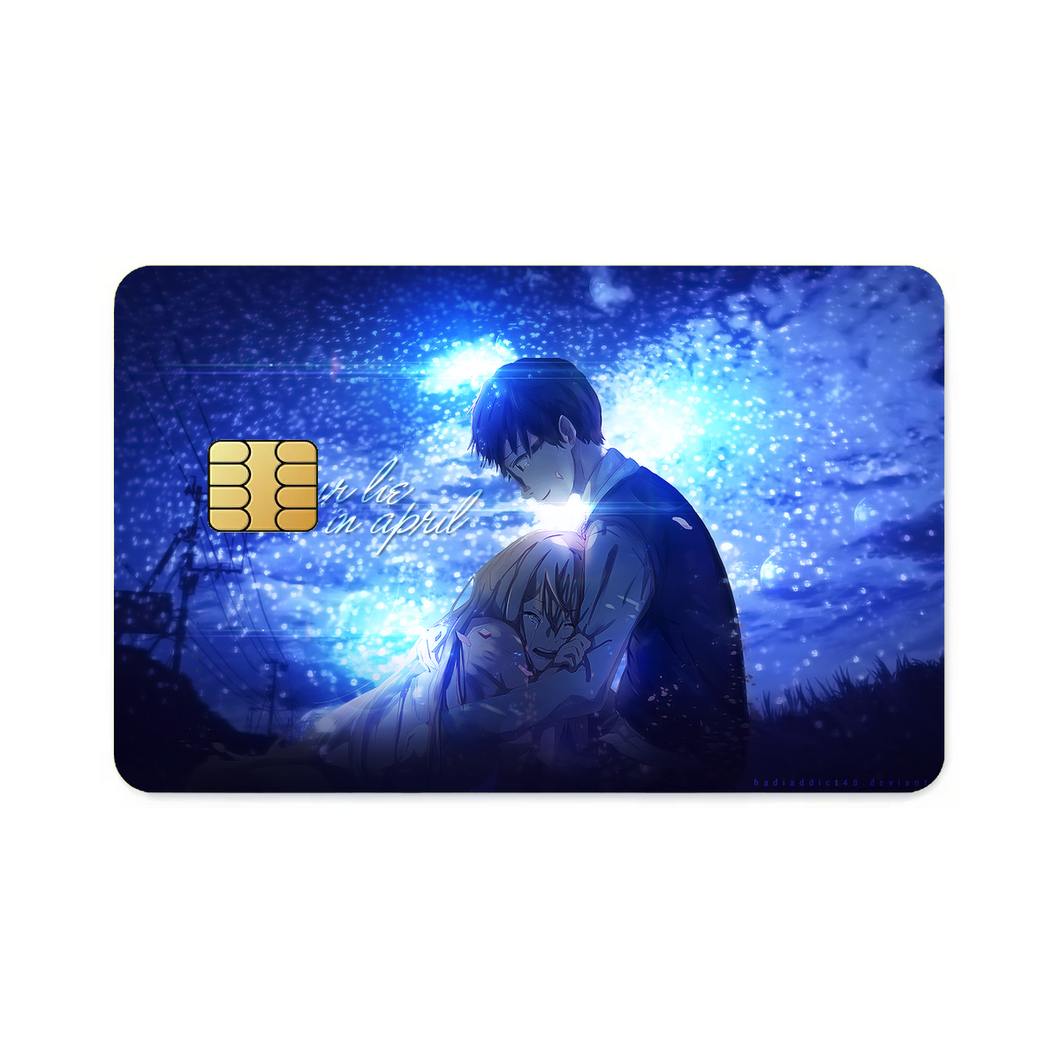 Anime Your Lie in April  Credit Card Skins (4-in-1 Pack)