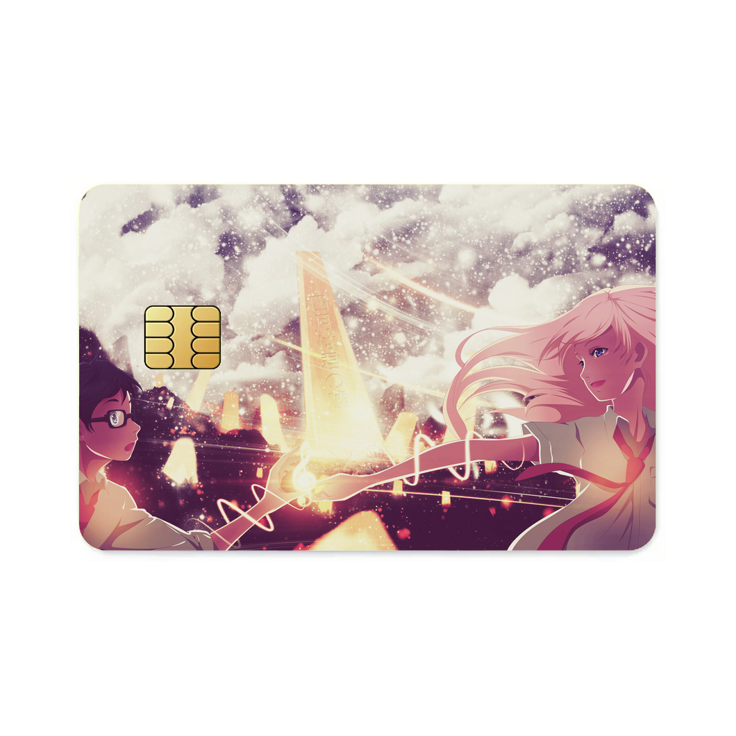 Anime Your Lie in April Credit Card Skins (4-in-1 Pack)