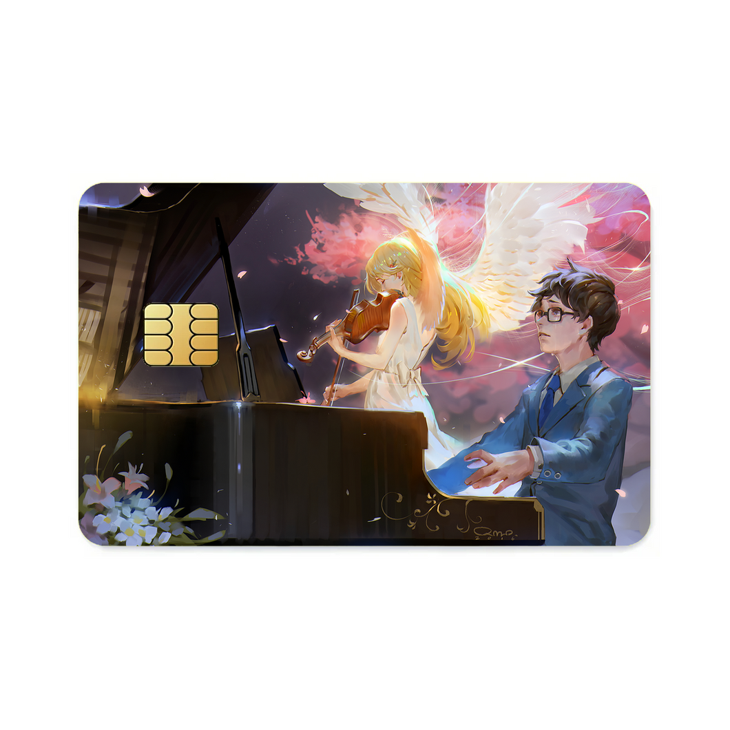 Anime Your Lie in April  Credit Card Skins (4-in-1 Pack)