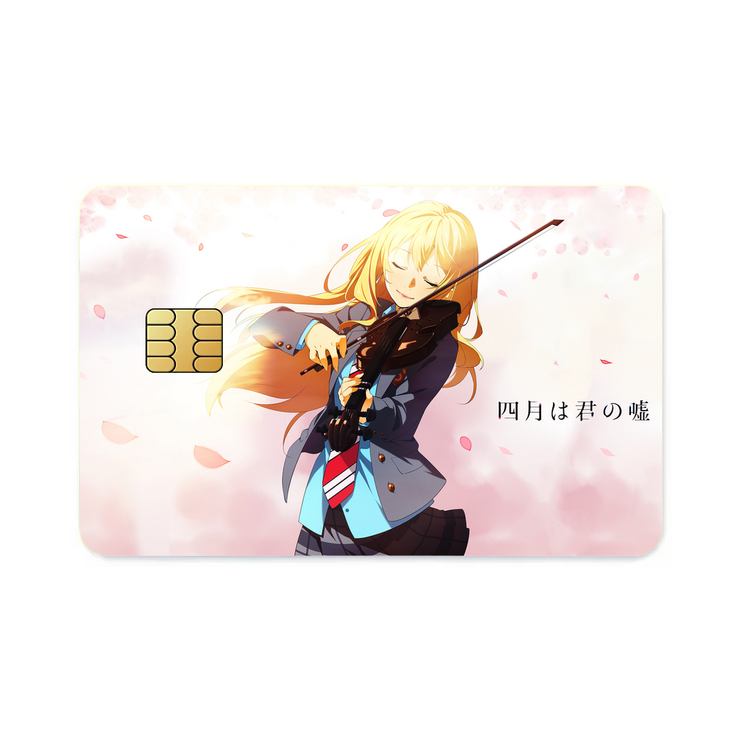 Anime Your Lie in April  Credit Card Skins (4-in-1 Pack)