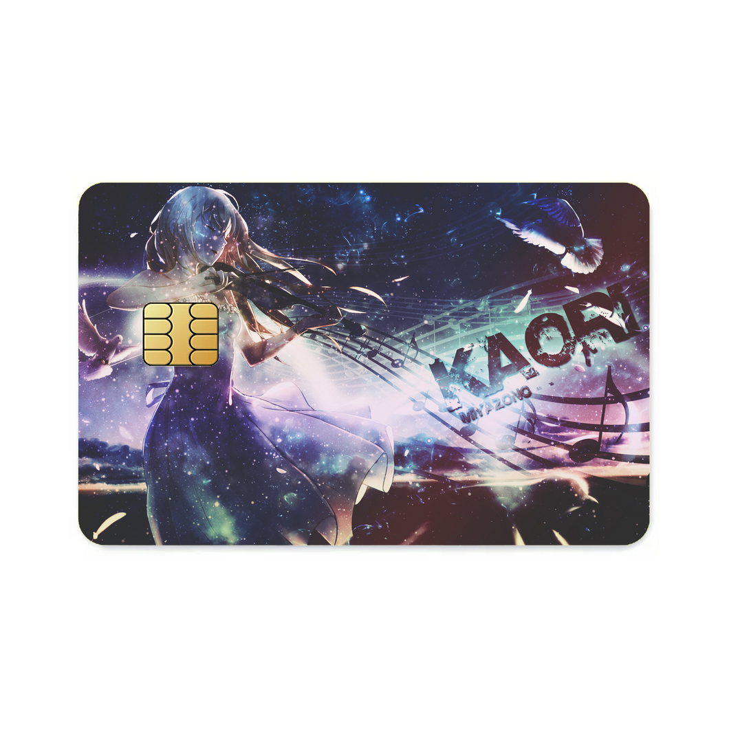 Anime Your Lie in April  Credit Card Skins (4-in-1 Pack)