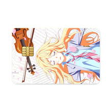 Load image into Gallery viewer, Anime Your Lie in April  Credit Card Skins (4-in-1 Pack)
