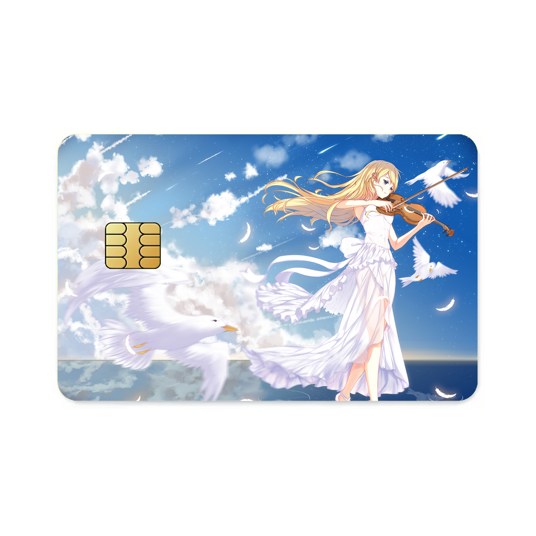 Anime Your Lie in April  Credit Card Skins (4-in-1 Pack)