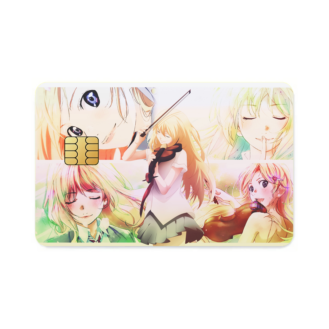 Anime Your Lie in April  Credit Card Skins (4-in-1 Pack)