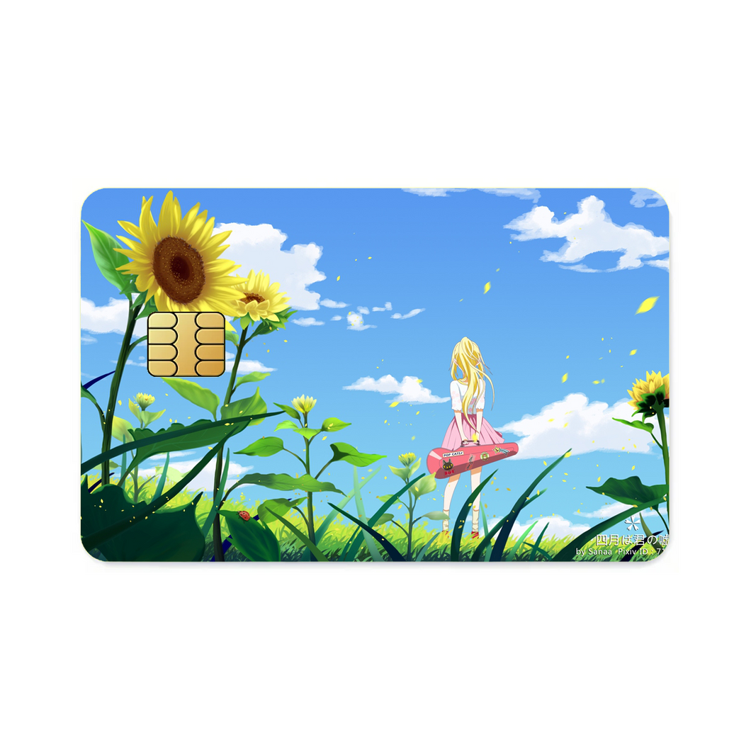 Anime Your Lie in April  Credit Card Skins (4-in-1 Pack)