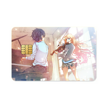 Load image into Gallery viewer, Anime Your Lie in April Credit Card Skins (4-in-1 Pack)
