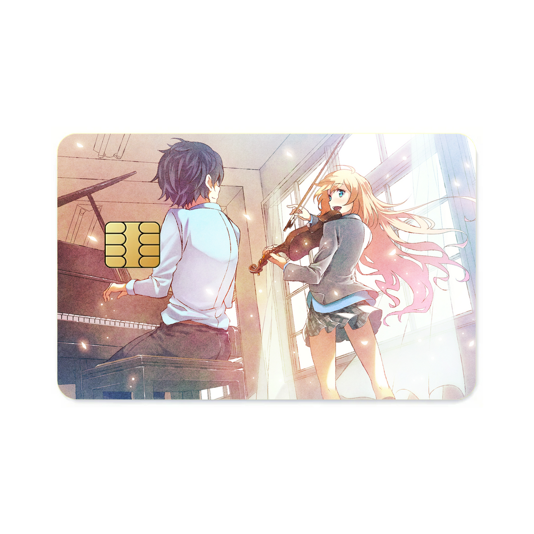 Anime Your Lie in April Credit Card Skins (4-in-1 Pack)