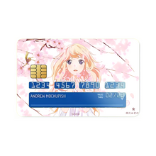 Load image into Gallery viewer, Anime Your Lie in April  Credit Card Skins (4-in-1 Pack)
