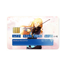 Load image into Gallery viewer, Anime Your Lie in April  Credit Card Skins (4-in-1 Pack)

