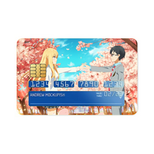 Load image into Gallery viewer, Anime Your Lie in April  Credit Card Skins (4-in-1 Pack)
