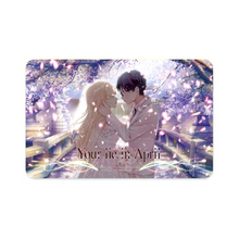 Load image into Gallery viewer, Anime Your Lie in April Credit Card Skins (4-in-1 Pack)
