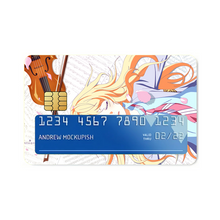 Load image into Gallery viewer, Anime Your Lie in April  Credit Card Skins (4-in-1 Pack)
