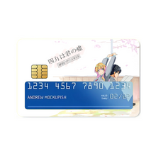 Load image into Gallery viewer, Anime Your Lie in April  Credit Card Skins (4-in-1 Pack)
