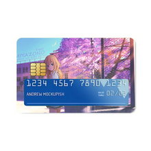 Load image into Gallery viewer, Anime Your Lie in April  Credit Card Skins (4-in-1 Pack)
