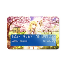Load image into Gallery viewer, Anime Your Lie in April  Credit Card Skins (4-in-1 Pack)

