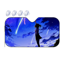 Load image into Gallery viewer, Anime Your Name.  Car Sunshade
