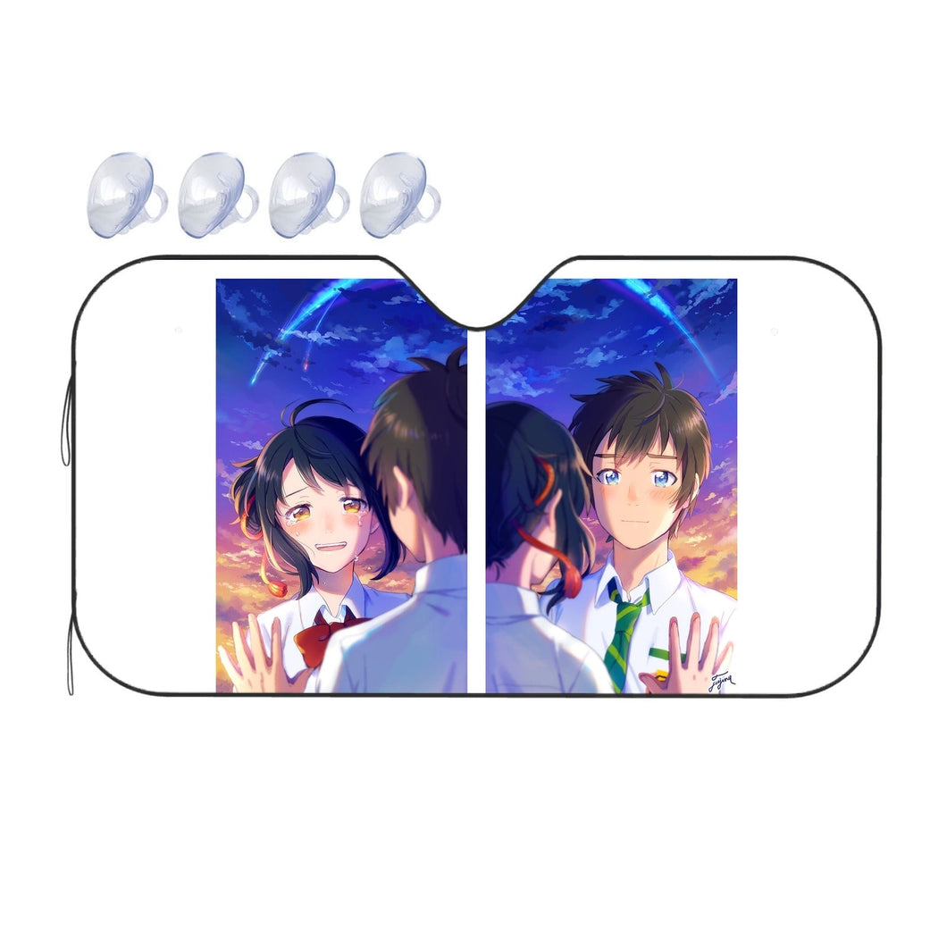 Anime Your Name.  Car Sunshade