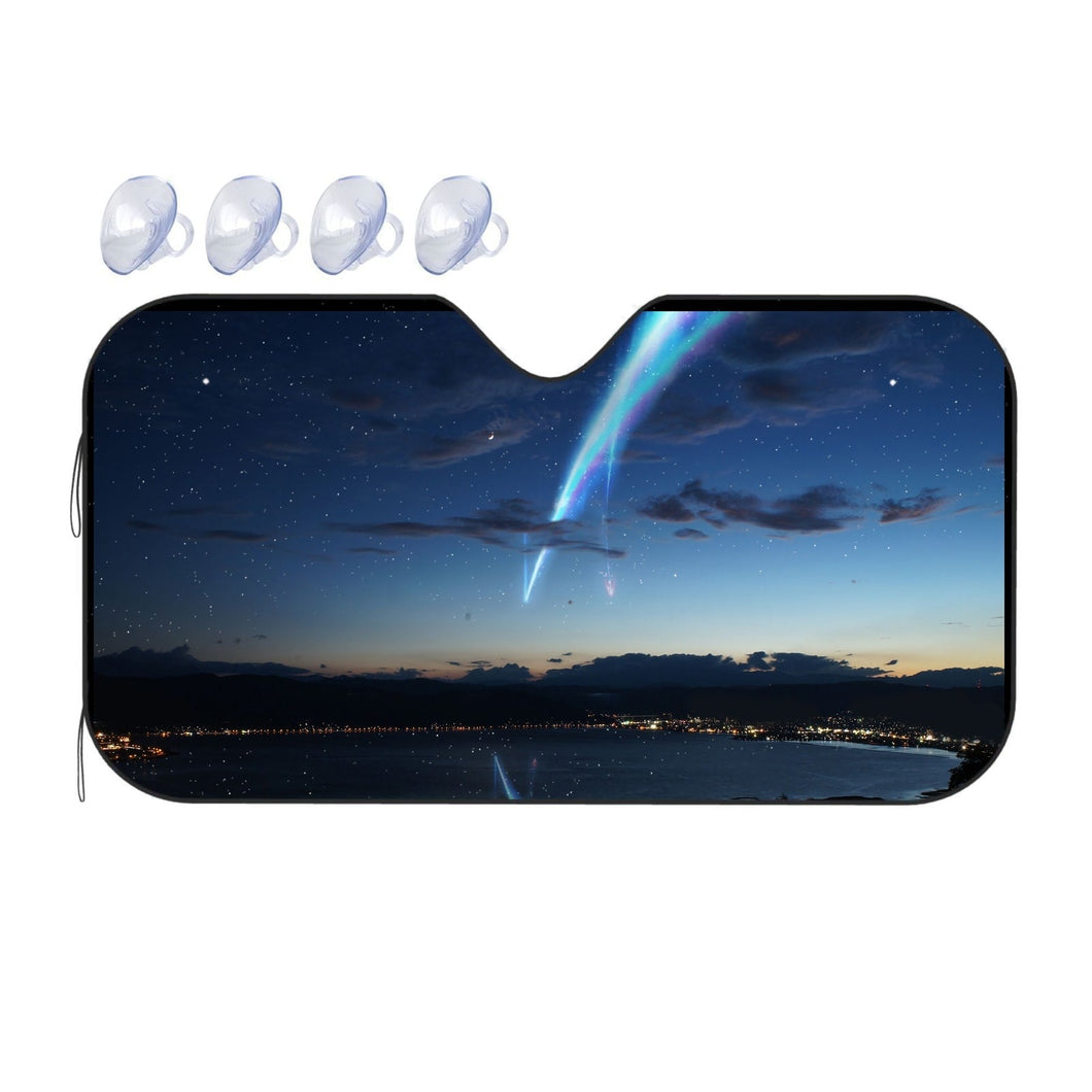 Anime Your Name.  Car Sunshade