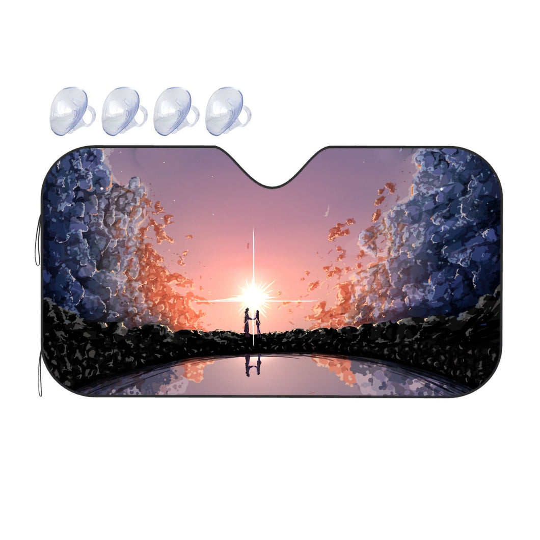 Anime Your Name. Car Sunshade