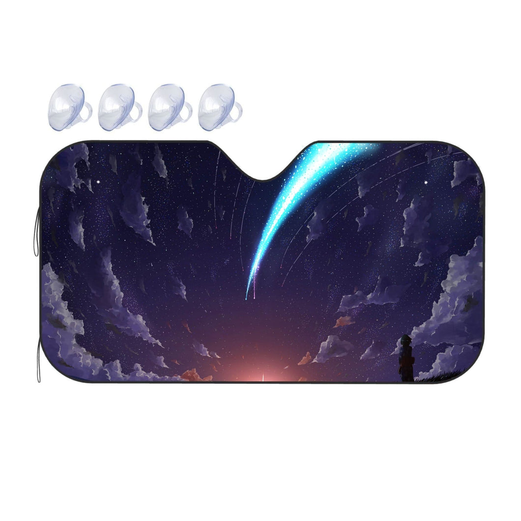 Anime Your Name.  Car Sunshade