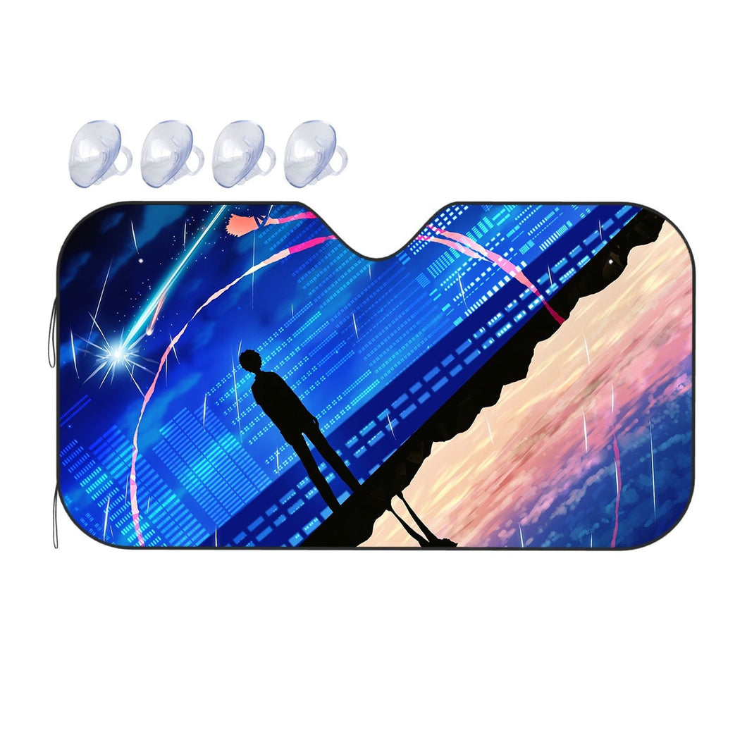 Anime Your Name. Car Sunshade
