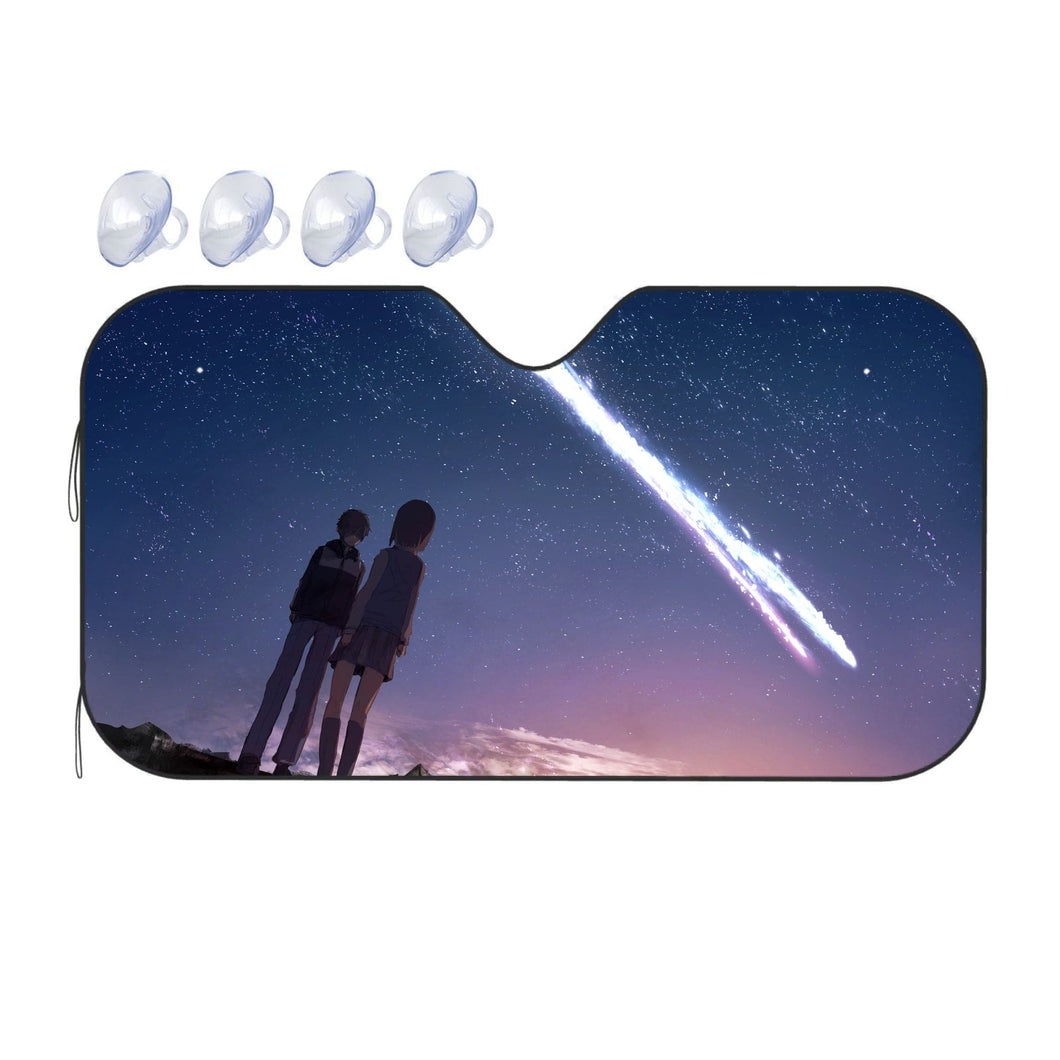 Anime Your Name.  Car Sunshade