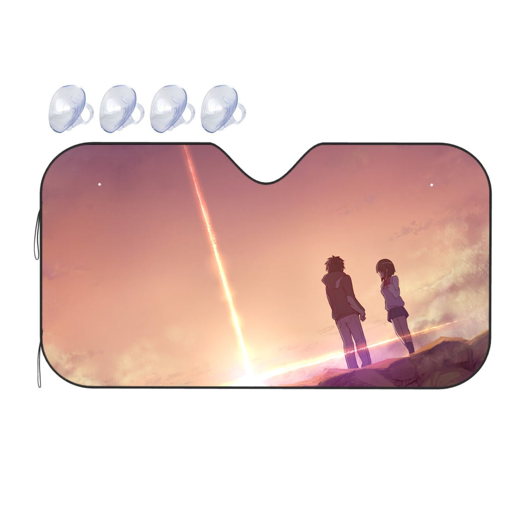 Anime Your Name. Car Sunshade