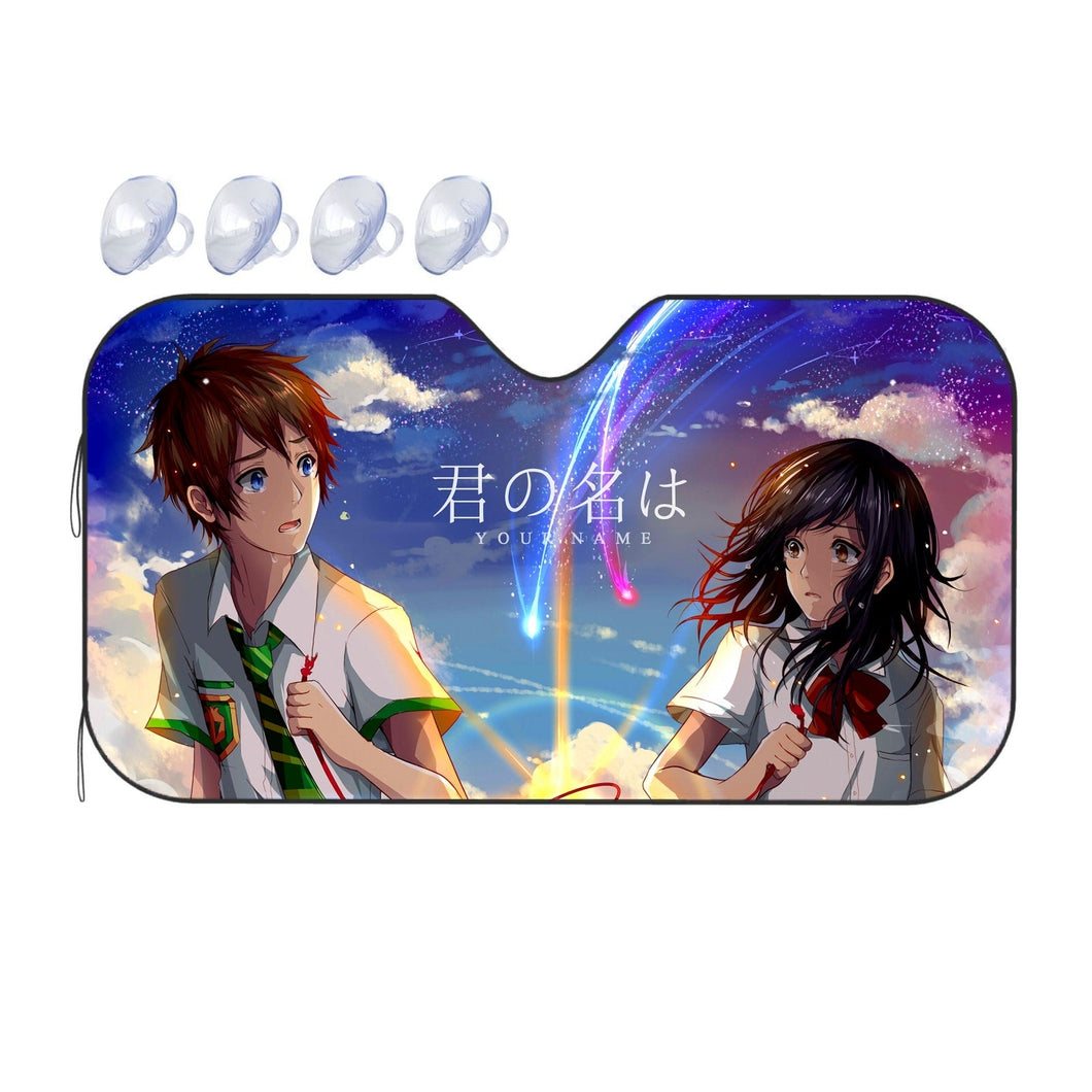 Anime Your Name.r Car Sunshade