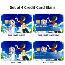 Load image into Gallery viewer, Anohana  Credit Card Skins (4-in-1 Pack)
