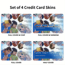 Load image into Gallery viewer, Anohana  Credit Card Skins (4-in-1 Pack)

