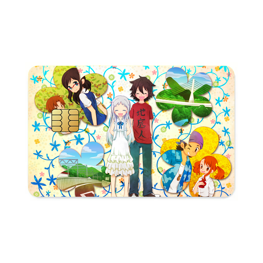 Anohana  Credit Card Skins (4-in-1 Pack)
