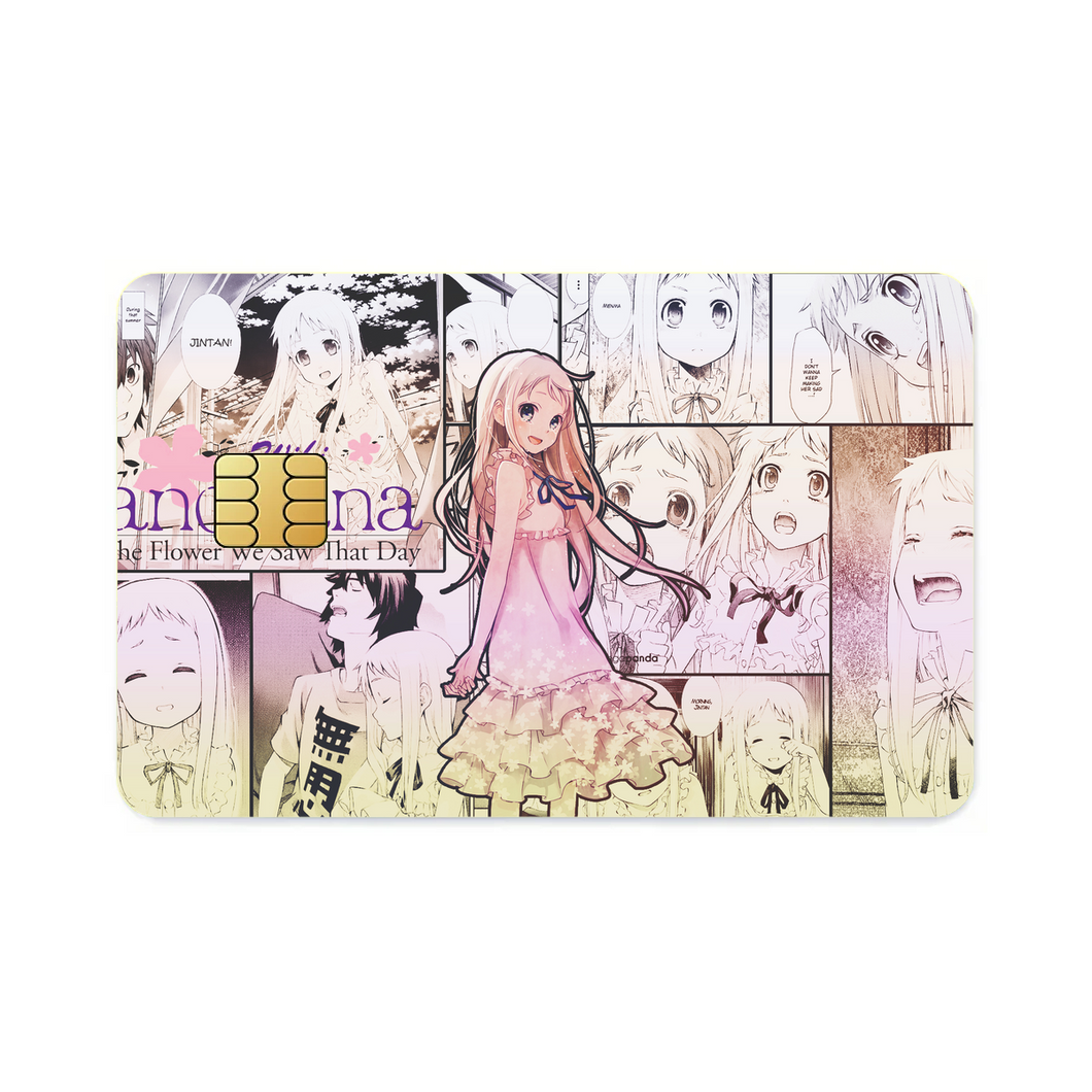 Anohana Meiko Honma  Credit Card Skins (4-in-1 Pack)