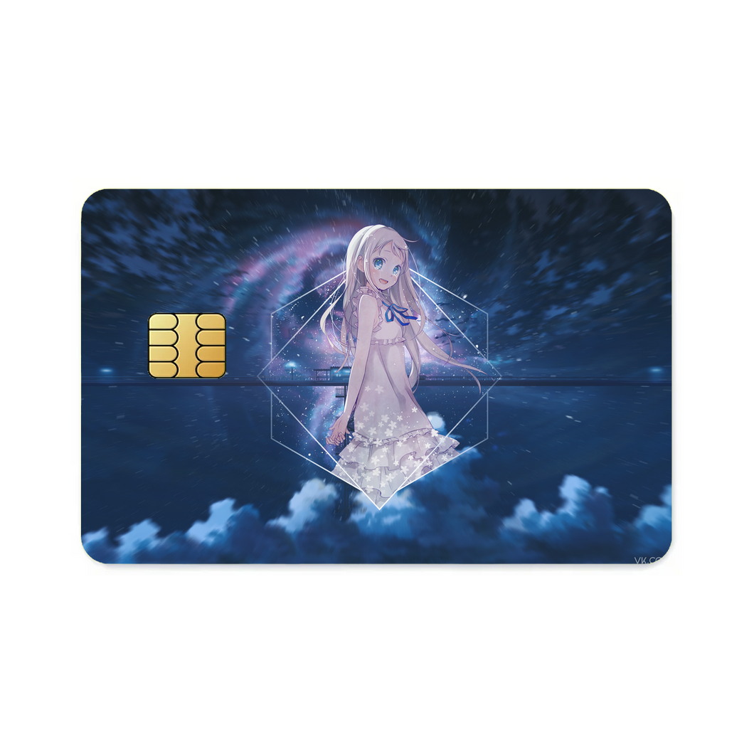 Anohana Meiko Honma  Credit Card Skins (4-in-1 Pack)