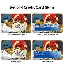 Load image into Gallery viewer, Anohana Meiko Honma, Jinta Yadomi  Credit Card Skins (4-in-1 Pack)
