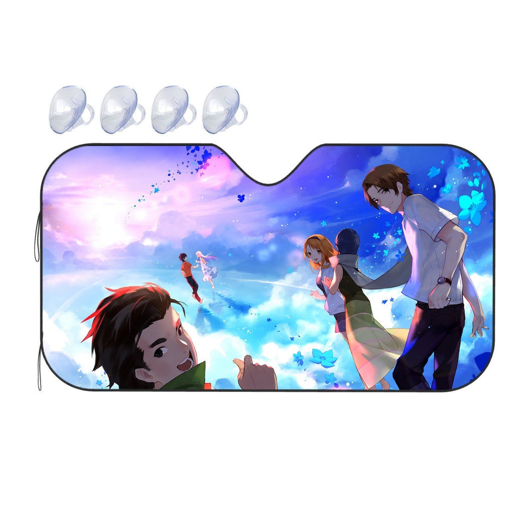 Anohana Meiko Honma, Jinta Yadomi, Naruko Anjou, Tetsudou Hisakawa, Chiriko Tsurumi  Car Sunshade