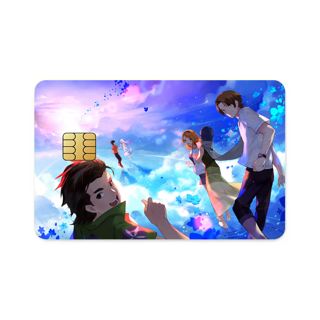 Anohana Meiko Honma, Jinta Yadomi, Naruko Anjou, Tetsudou Hisakawa, Chiriko Tsurumi  Credit Card Skins (4-in-1 Pack)
