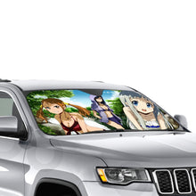 Load image into Gallery viewer, Anohana Meiko Honma, Naruko Anjou, Atsumu Matsuyuki  Car Sunshade
