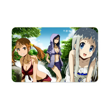 Load image into Gallery viewer, Anohana Meiko Honma, Naruko Anjou, Atsumu Matsuyuki  Credit Card Skins (4-in-1 Pack)
