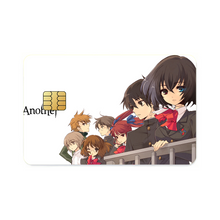 Load image into Gallery viewer, Another Mei Misaki, Kouichi Sakakibara, Izumi Akazawa, Naoya Teshigawara, Yuuya Mochizuki  Credit Card Skins (4-in-1 Pack)
