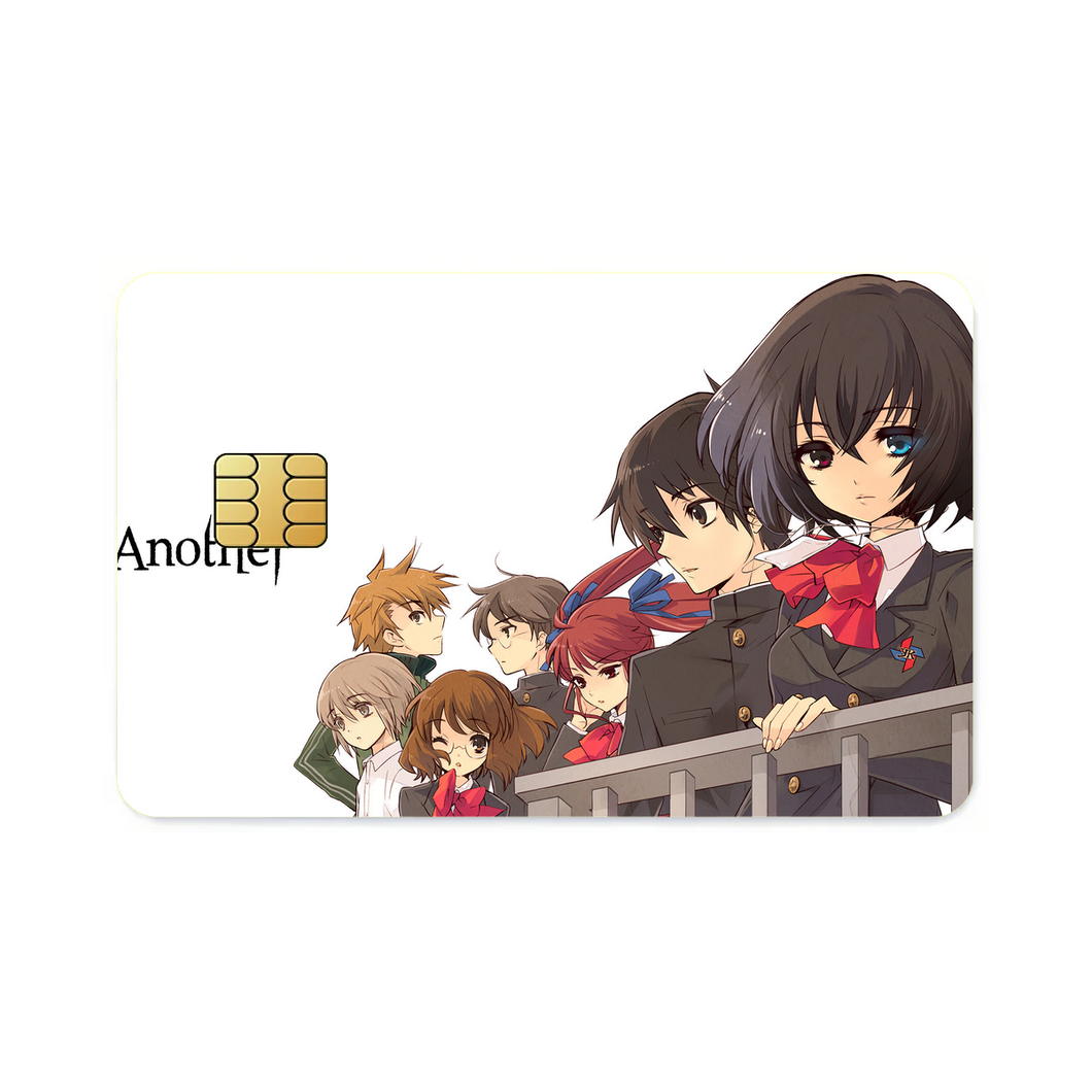 Another Mei Misaki, Kouichi Sakakibara, Izumi Akazawa, Naoya Teshigawara, Yuuya Mochizuki  Credit Card Skins (4-in-1 Pack)