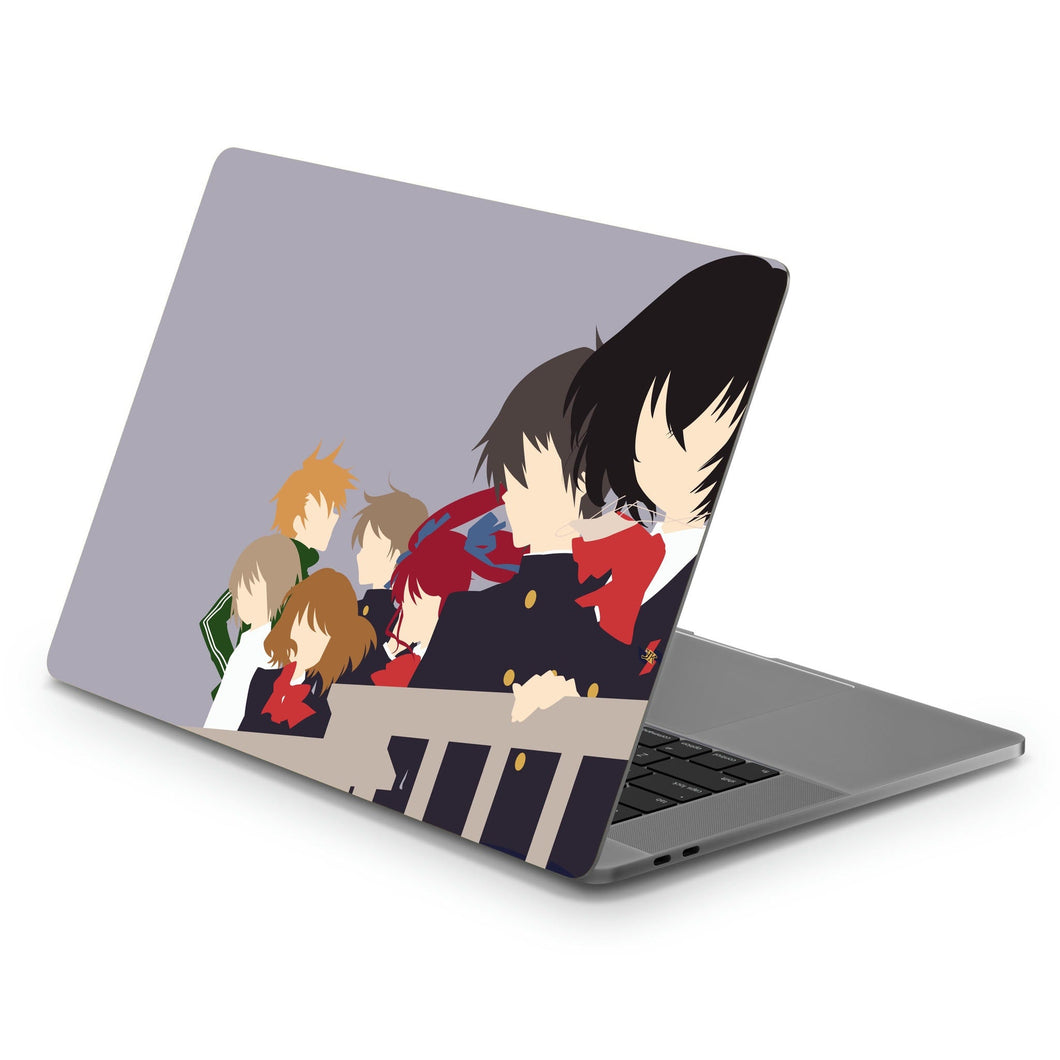 Another Mei Misaki, Kouichi Sakakibara, Izumi Akazawa, Naoya Teshigawara, Yuuya Mochizuki  Macbook Skin