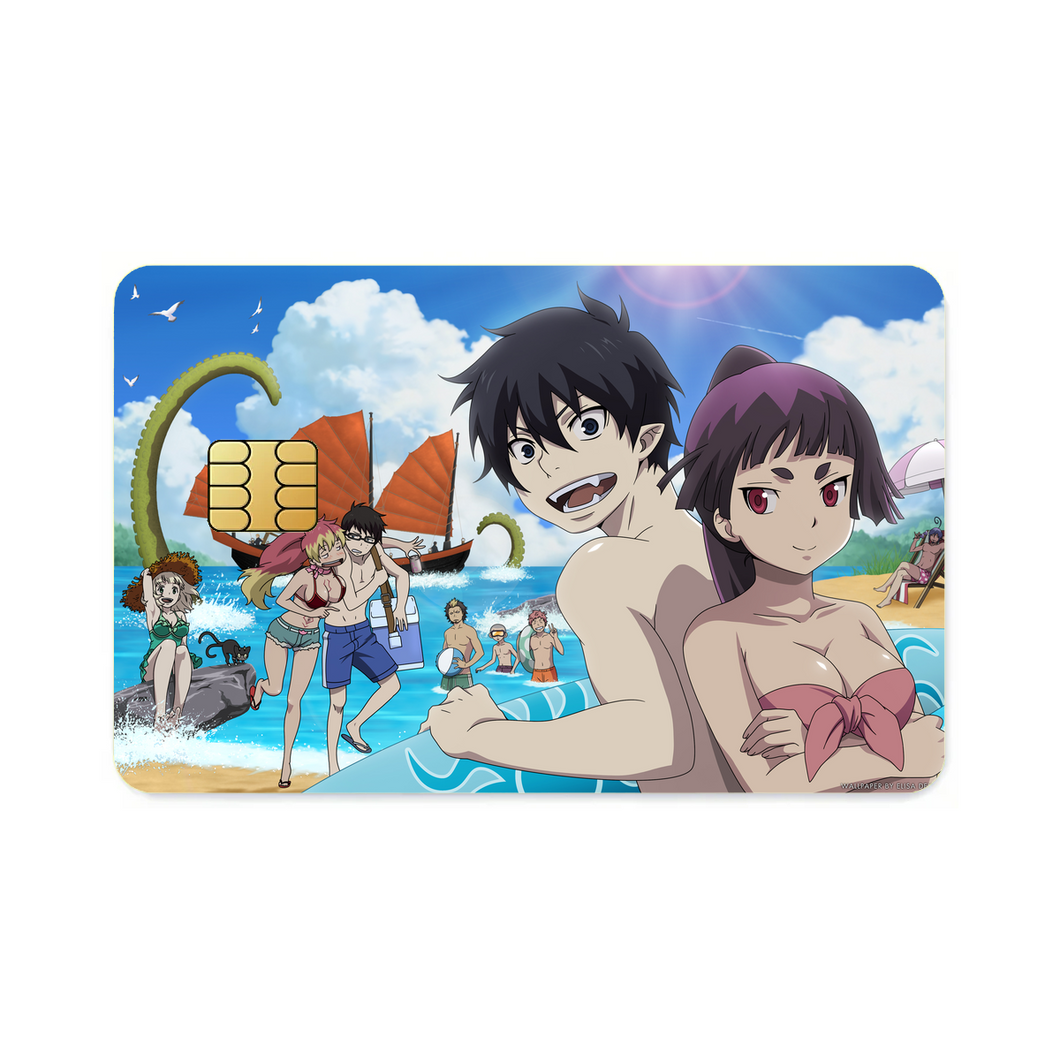 Ao No Exorcist  Credit Card Skins (4-in-1 Pack)