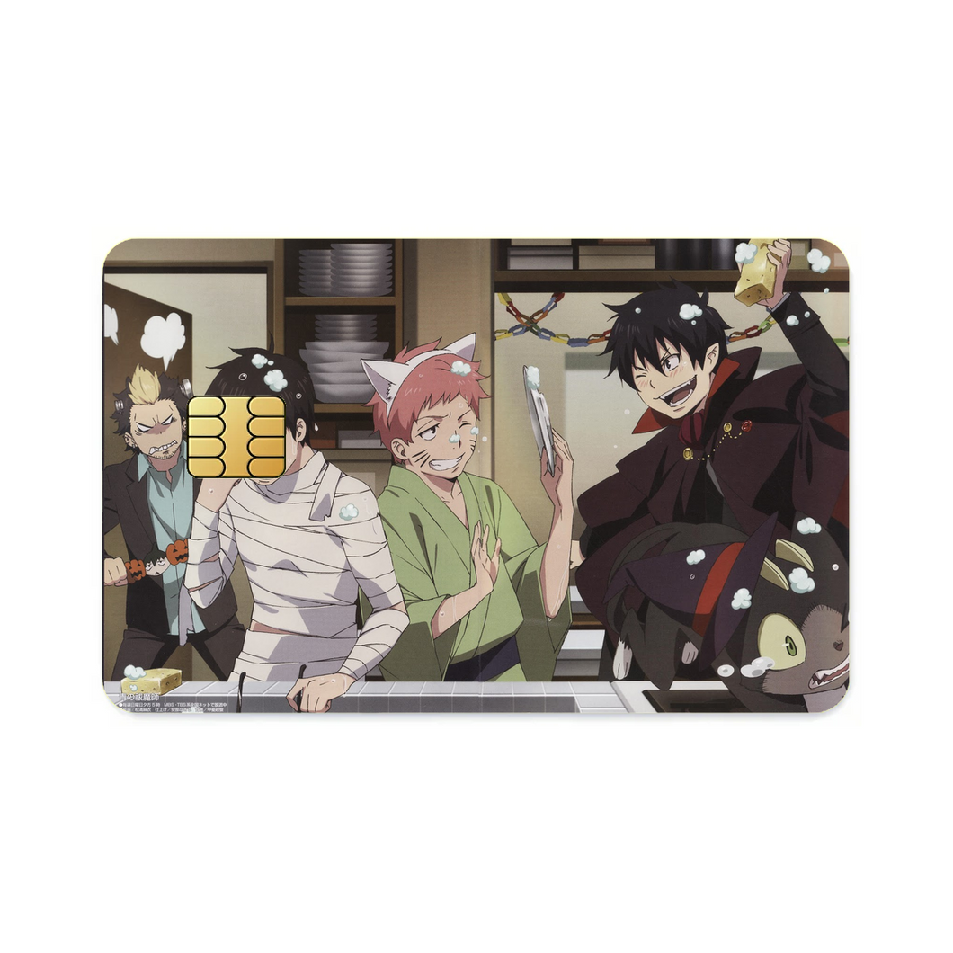 Ao No Exorcist Credit Card Skins (4-in-1 Pack)